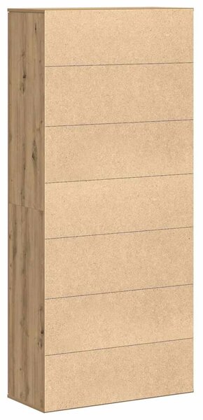 Vysoká skříň 80 x 35 x 180 cm Kompozitní dřevo dub artisan 3365562