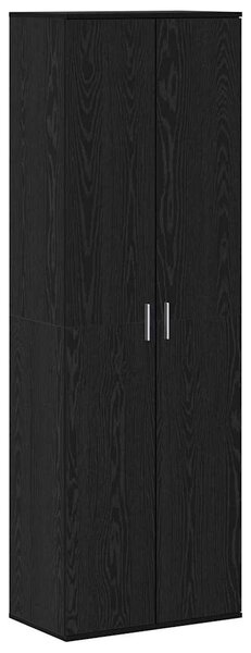 Highboard 60 x 35 x 180 cm Kompozitní dřevo Černý dub 3365569