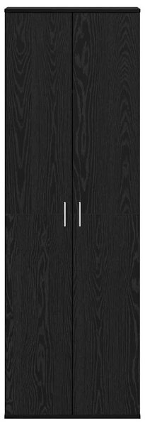 Highboard 60 x 35 x 180 cm Kompozitní dřevo Černý dub 3365569