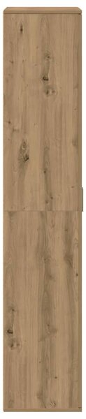 Vysoká skříň 80 x 35 x 180 cm Kompozitní dřevo dub artisan 3365562