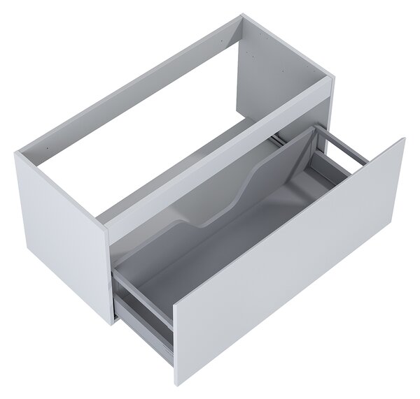 Oltens Vernal skříňka 100x45.6x47 cm pod umyvadlo závěsná šedá 60015700