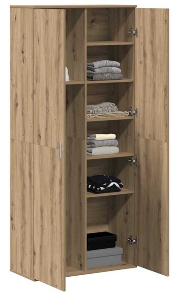 Vysoká skříň 80 x 35 x 180 cm Kompozitní dřevo dub artisan 3365562