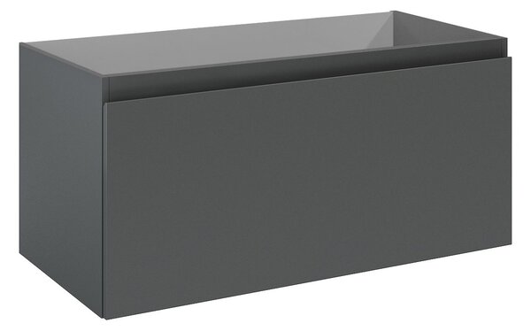 Oltens Vernal skříňka 100x45.6x47 cm pod umyvadlo závěsná grafitová 60015400