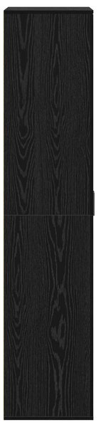 Vysoký bufet 80 x 39 x 178 cm Kompozitní dřevo Černý dub 3365572