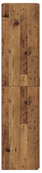 Vysoký bufet Staré dřevo 80 x 42 x 185 cm 3365594