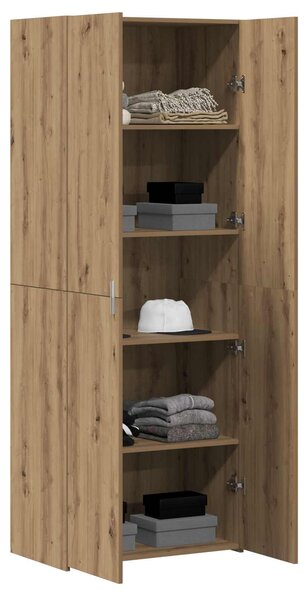 Vysoký bufet Artisanový dub 70 x 42,5 x 185 cm 3365589
