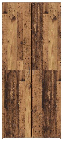 Vysoký bufet Staré dřevo 80 x 42 x 185 cm 3365594