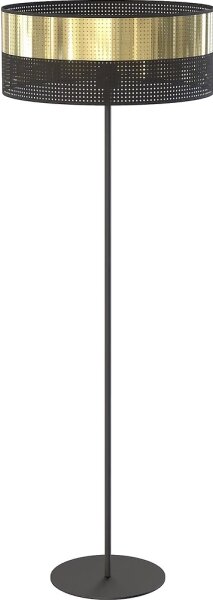 Stojací lampa LUX 1xE27/15W/230V černá/zlatá