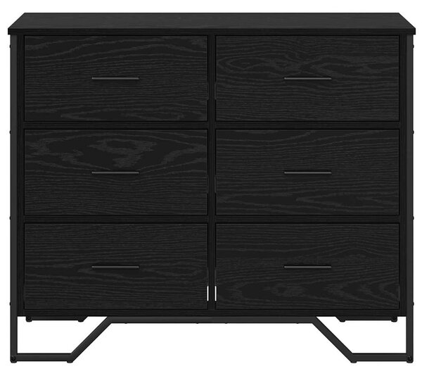 Příborník 6-Zásuvka Černý dub 91 x 35,5 x 74,5 cm 3365605