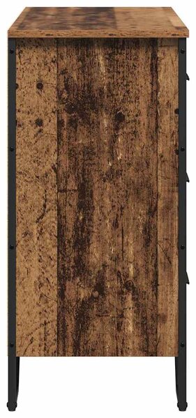Příborník 6-Zásuvka Staré dřevo 91 x 35,5 x 74,5 cm 3365603