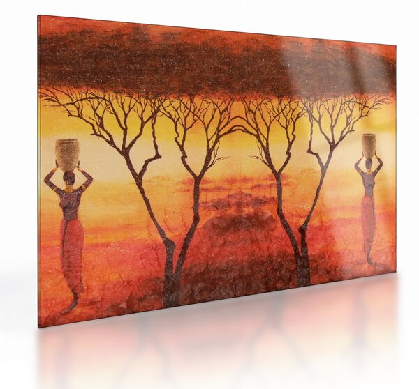 Skleněný obraz - Africká savana (70x50 cm)