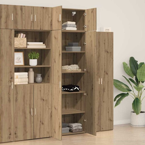 Úložná skříňka 2 ks Artisanový dub 70 x 42,5 x 225 cm 3365636