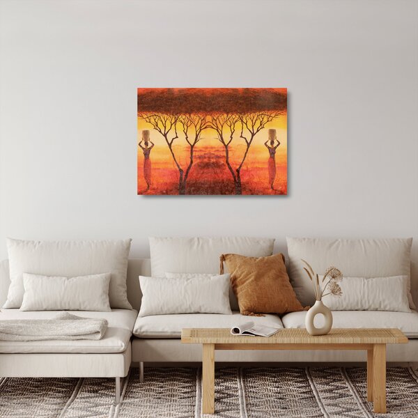 Skleněný obraz - Africká savana (70x50 cm)