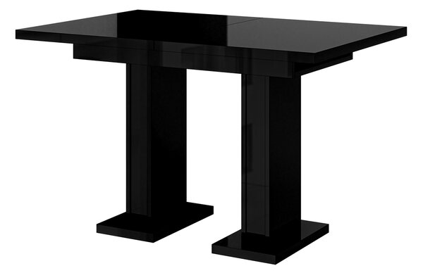 Jídelní stůl Gilnar (lesk černý) (pro 4 až 6 osob). Vlastní profesionální přeprava až k Vám domů 1055170