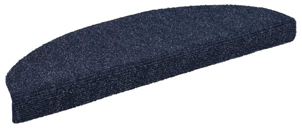 Schodové rohože samolepicí 30 ks 65 x 21 x 4 cm modré, půlkulaté, velké 3365660