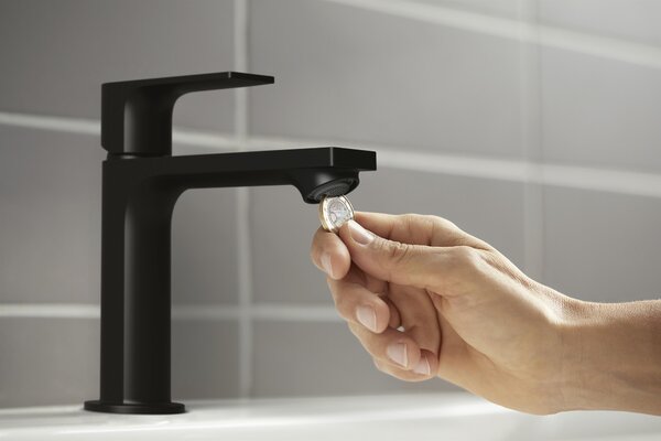 Hansgrohe Rebris E umyvadlová baterie stojící černá 72559670