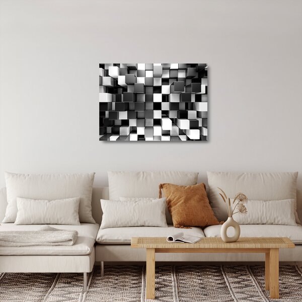 Skleněný obraz - Kostky (70x50 cm)