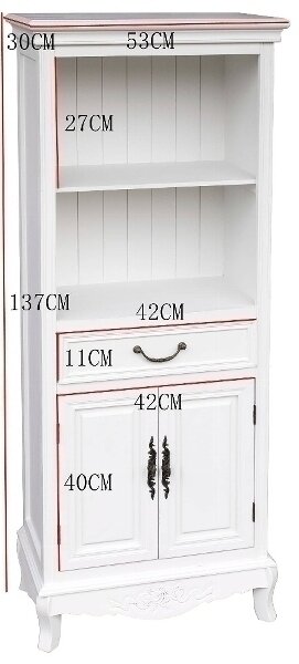 Komoda Elegance MDF bílá