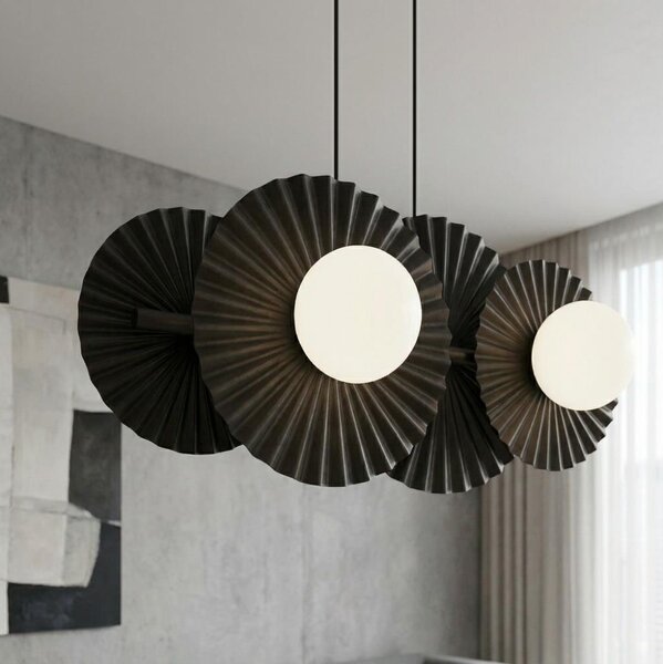 Lustr na lanku UMBRA 4xG9/8W/230V černá