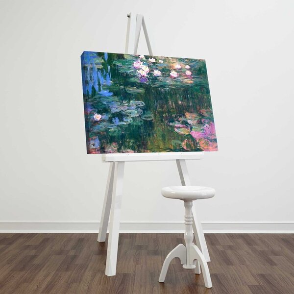 Nástěnná reprodukce na plátně Claude Monet, 45 x 70 cm