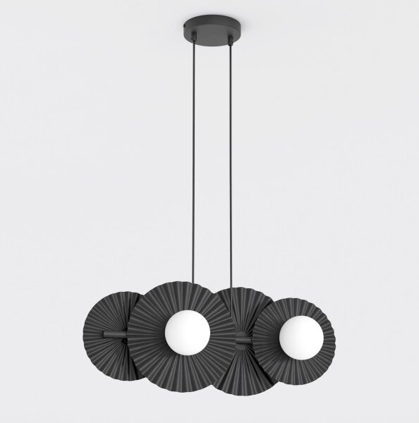 Lustr na lanku UMBRA 4xG9/8W/230V černá