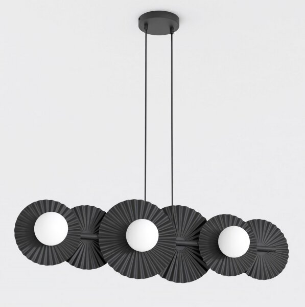 Lustr na lanku UMBRA 6xG9/8W/230V černá