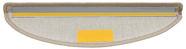 Samolepicí schodové rohože 20 ks 56 x 17 x 3 cm Non-Slip Taupe 3365787
