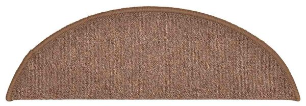 Samolepicí schodové rohože 30 ks 56 x 17 x 3 cm Hnědá 3365744