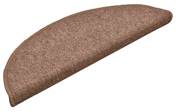 Samolepicí schodové rohože 30 ks 56 x 17 x 3 cm Hnědá 3365744