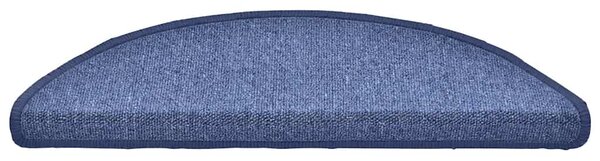 Samolepicí schodové rohože 30 ks 56 x 17 x 3 cm Non-Slip Modrá 3365740