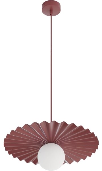 Lustr na lanku UMBRA 1xG9/8W/230V červená