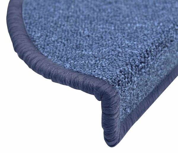 Samolepicí schodové rohože 30 ks 56 x 17 x 3 cm Non-Slip Modrá 3365740