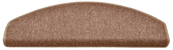 Samolepicí schodové rohože 30 ks 65 x 24 x 4 cm Hnědá 3365760