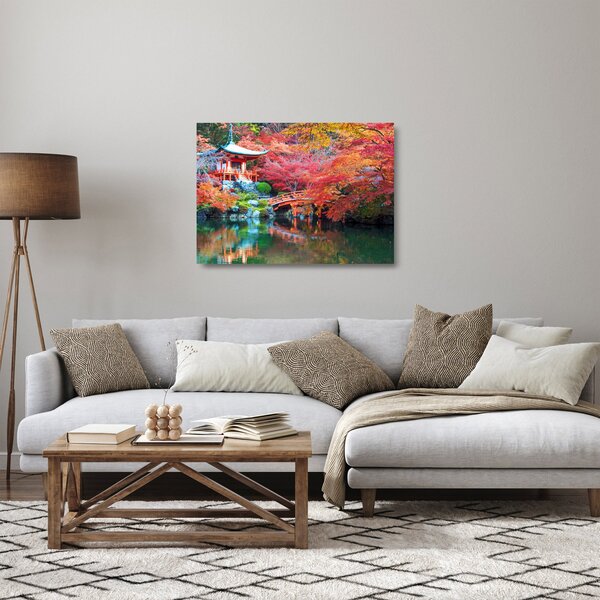 Skleněný obraz - Orientální krajina (70x50 cm)