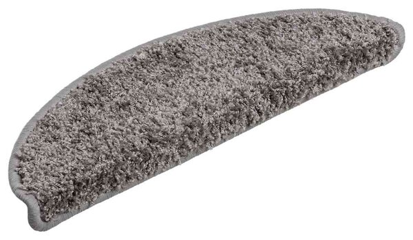 Schodové rohože 30 ks 56 x 17 x 3 cm šedé, půlkulaté 3365799