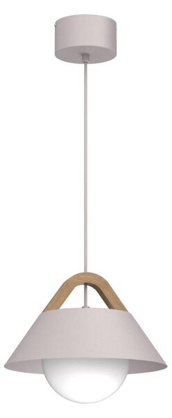Lustr na lanku FUNDA 1xE27/15W/230V krémová