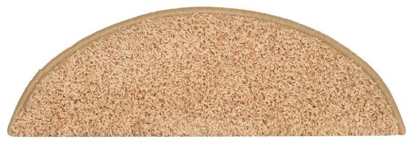 Schodové rohože 30 ks 56 x 17 x 3 cm zlaté půlkulaté 3365808