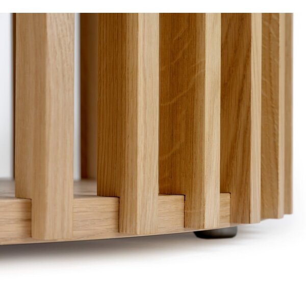 Konferenční stolek z dubového dřeva Woodman Drum, ø 83 cm