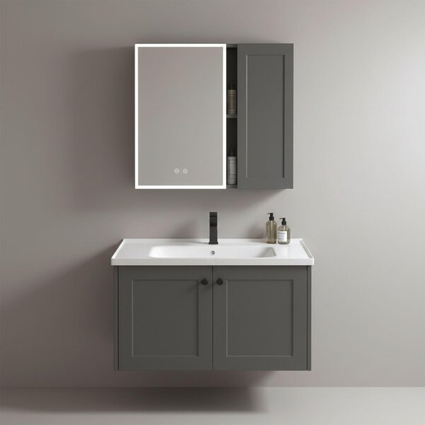Rea Sada Koupelnového Nábytku S Umyvadlem Monti 60cm Grey