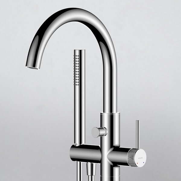 Ksuro 01 vanová baterie volně stojící chrom 13003010