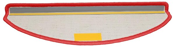 Schodové rohože 30 ks 65 x 21 x 4 cm červené, půlkulaté, velké 3365819