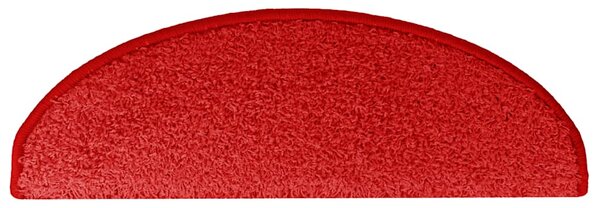 Schodové rohože 30 ks 65 x 21 x 4 cm červené, půlkulaté, velké 3365819