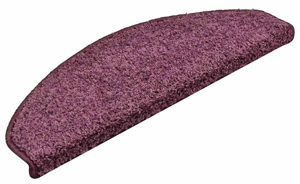 Schodové rohože 30 ks 65 x 21 x 4 cm tmavě fialové, půlkulaté, velké 3365824