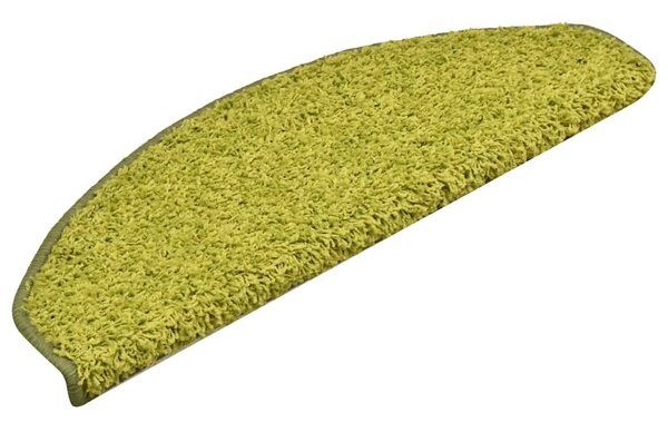 Schodové rohože 30 ks 65 x 21 x 4 cm zelené, půlkulaté, velké 3365823