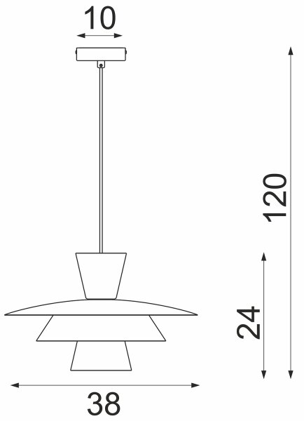 Lustr na lanku PLATO 1xE27/15W/230V bílá