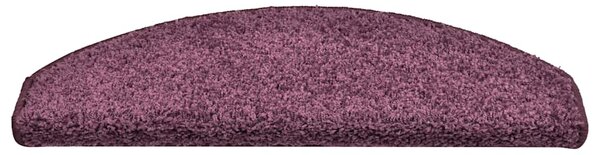 Schodové rohože 30 ks 65 x 21 x 4 cm tmavě fialové, půlkulaté, velké 3365824
