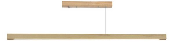 VK Light Woody LED závěsné liniové dřevěné svítidlo Hnědá1500 mm