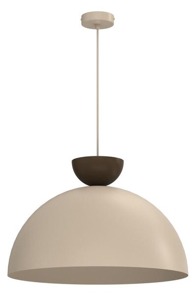 Lustr na lanku NEVIS 1xE27/15W/230V pr. 50 cm béžová