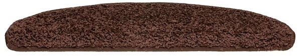 Samolepicí schodové rohože 20 ks 65 x 21 x 4 cm Non-Slip Hnědá 3365848