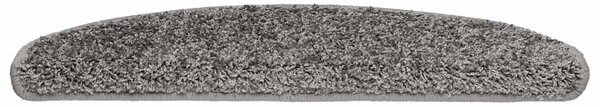 Schodové rohože 20 ks 65 x 21 x 4 cm šedé, půlkulaté, velké 3365845